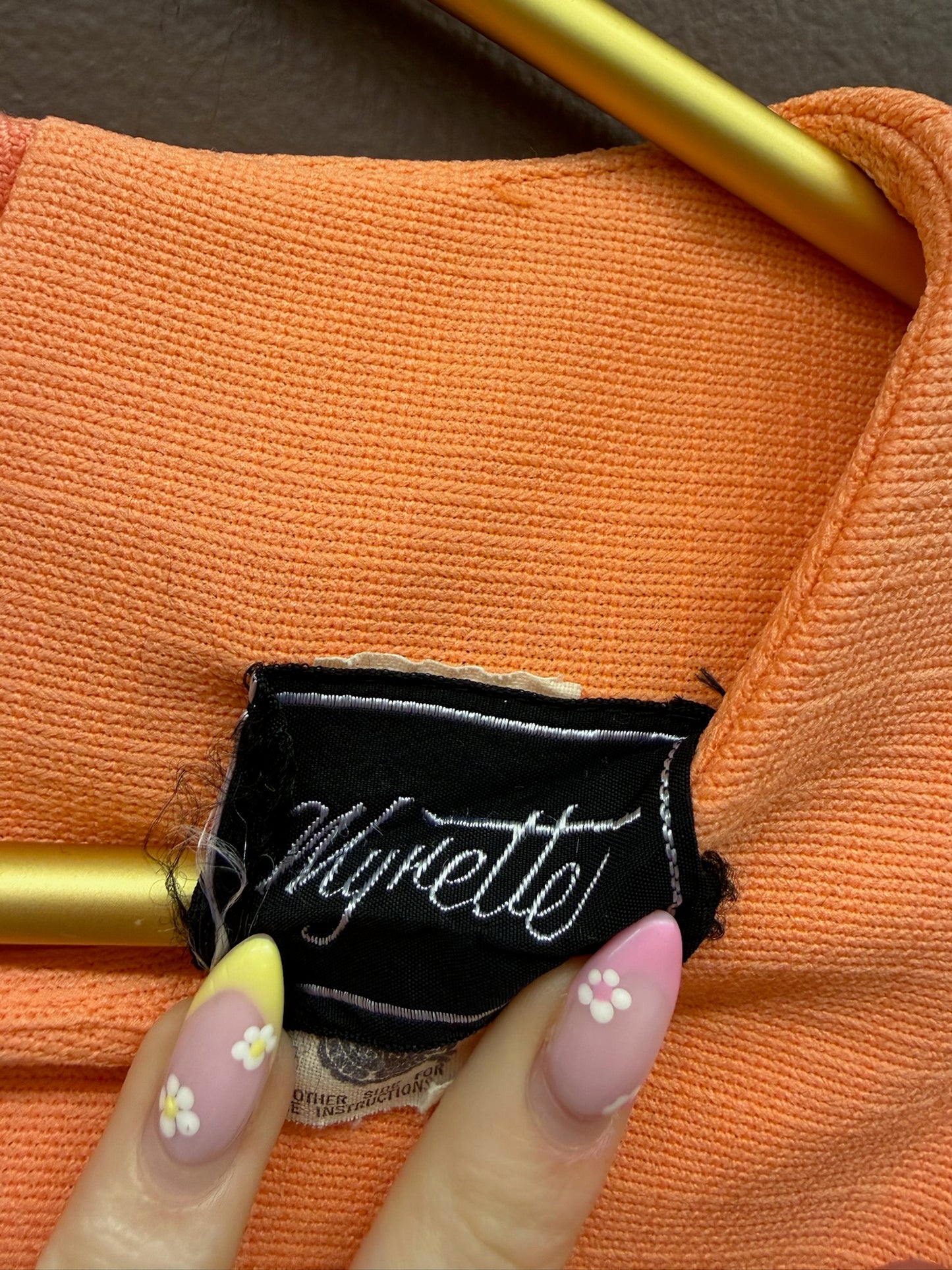 1970’s Tangerine Dress