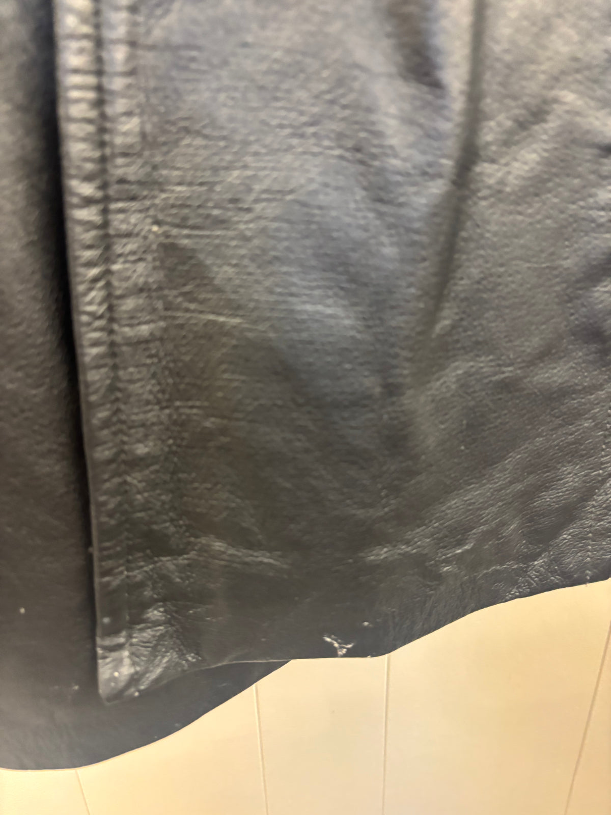 Black Leather Blazer Jacket