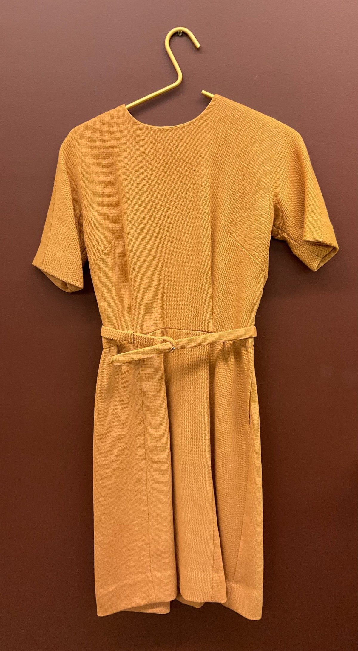 1960’s Mustard Short Sleeve Dress