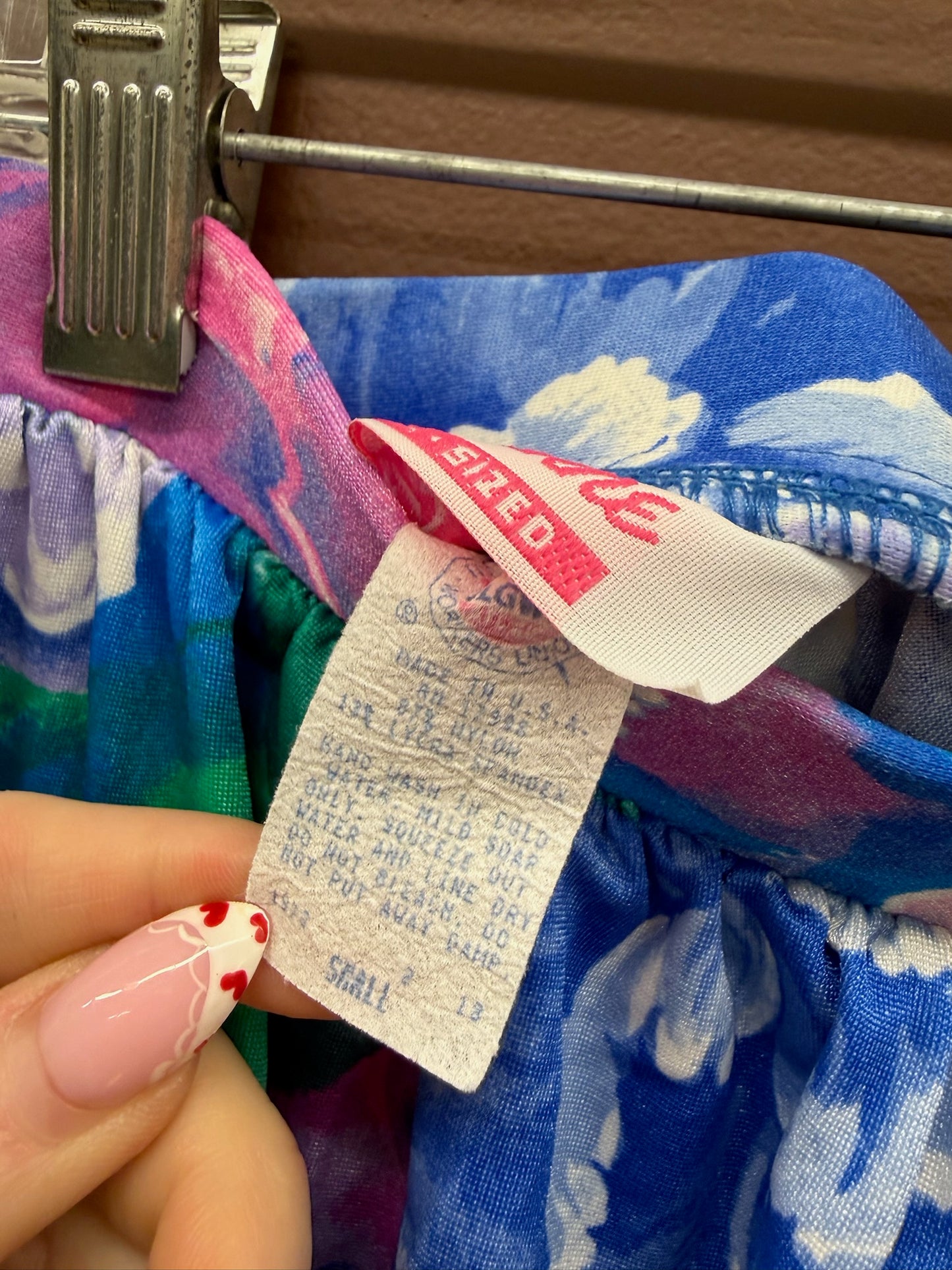 Watercolor Floral Skirt