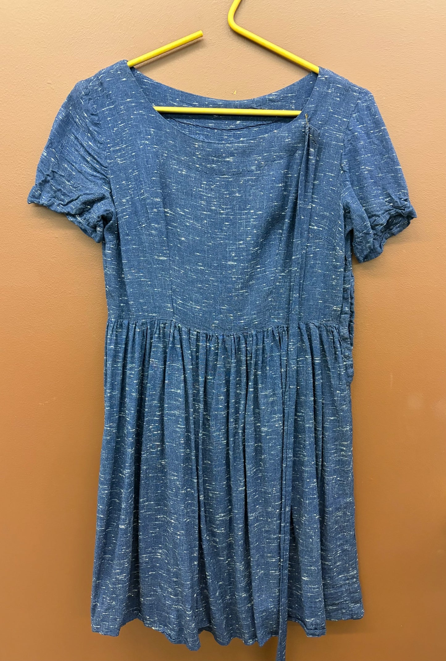 Navy Speckled Dress