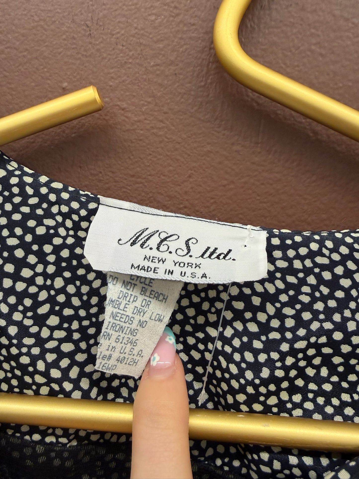 Black & White Polka Dot Dress