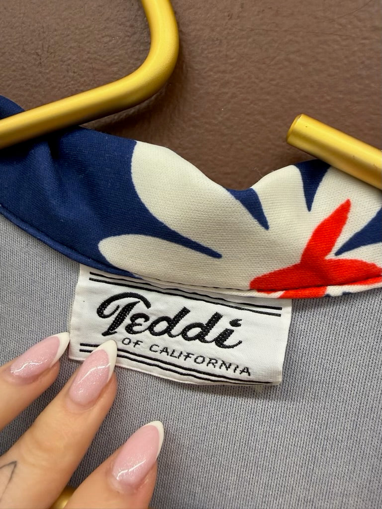 Navy Daisy Top