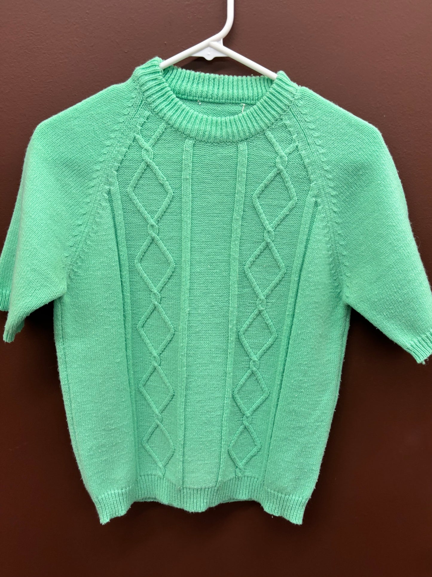 Mint Short Sleeve Sweater