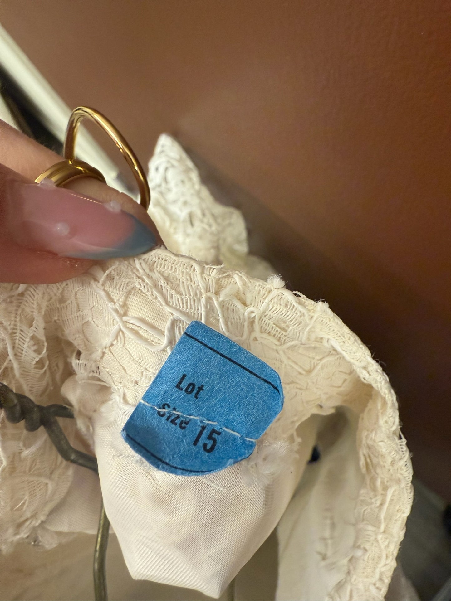 Vintage Ivory Lace Dress