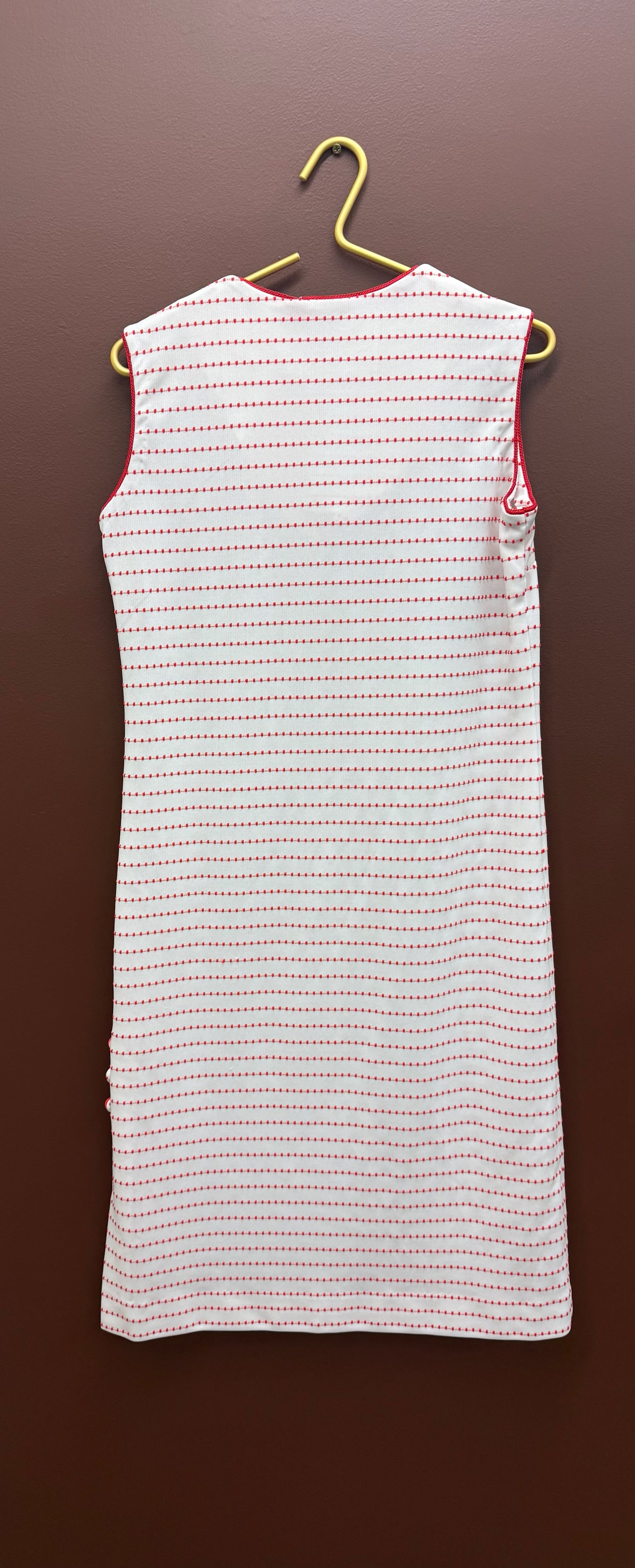 Dotted Red Summer Shift Dress
