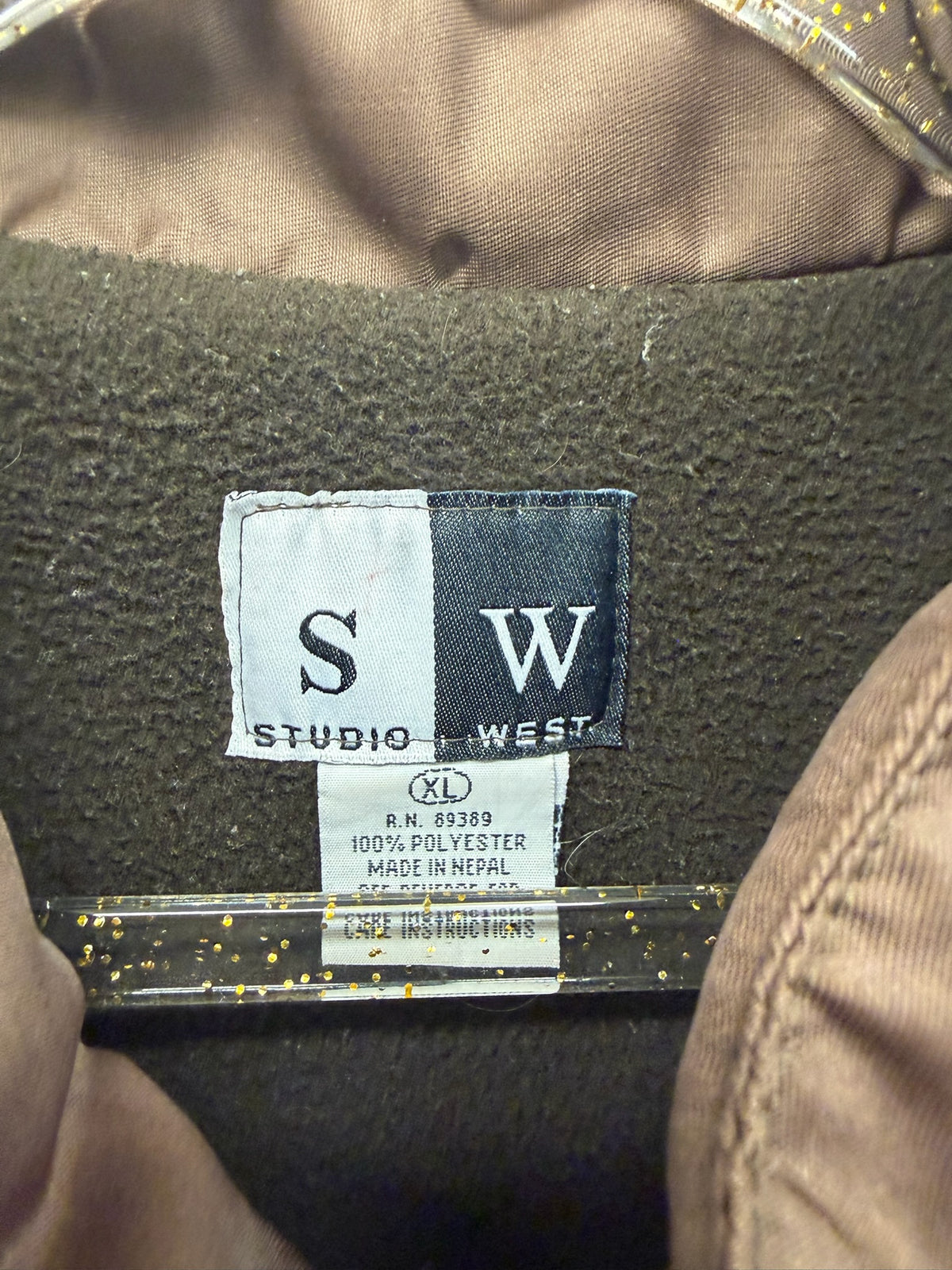 Dark Khaki Puffer Jacket