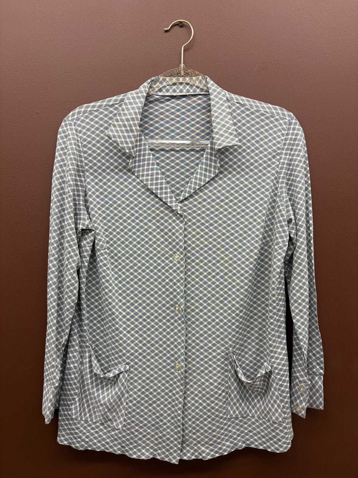Grey Checkered Buttonup