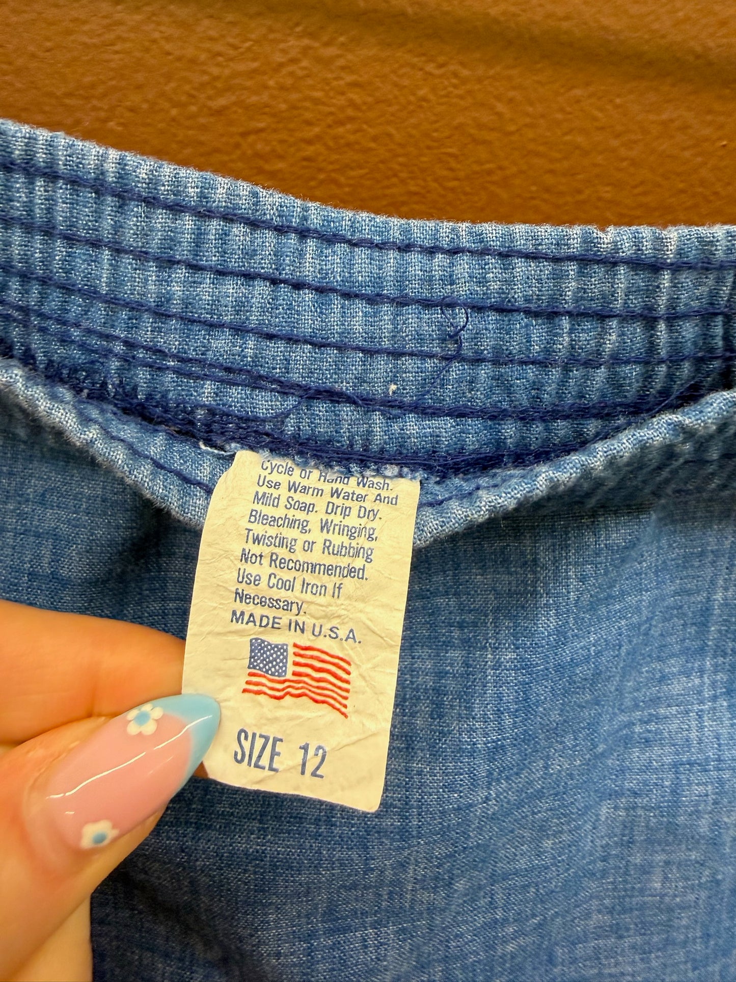Made in the USA Chambray Skirt
