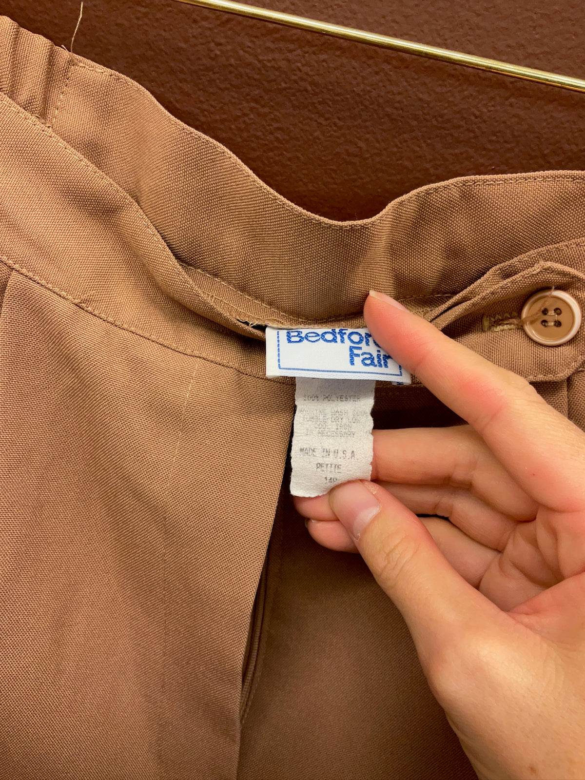 Camel Trousers