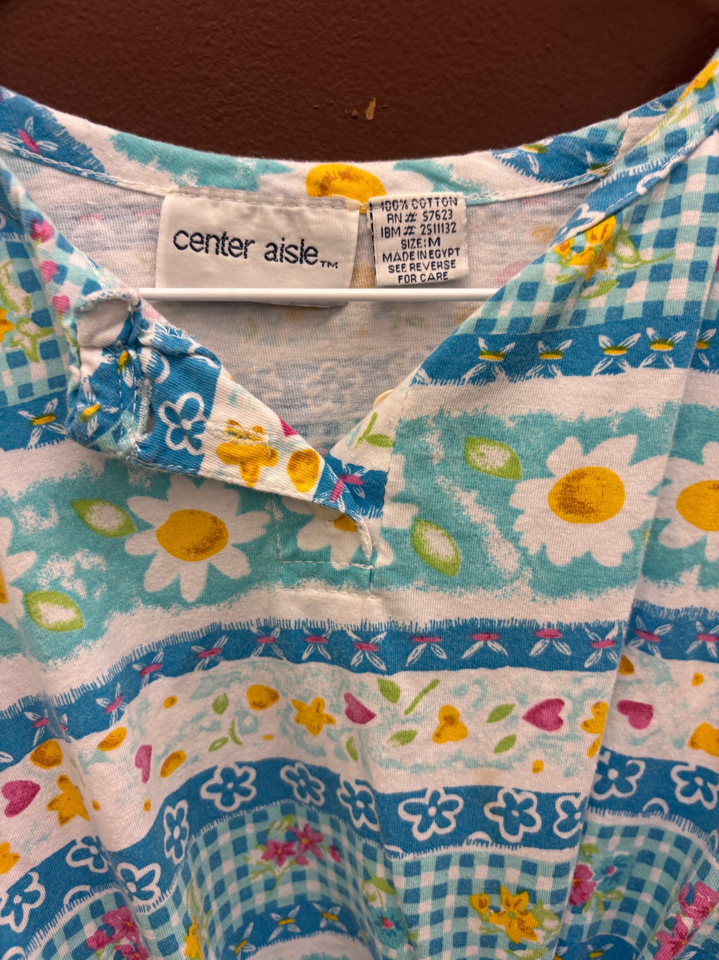 90’s Print Tie Top