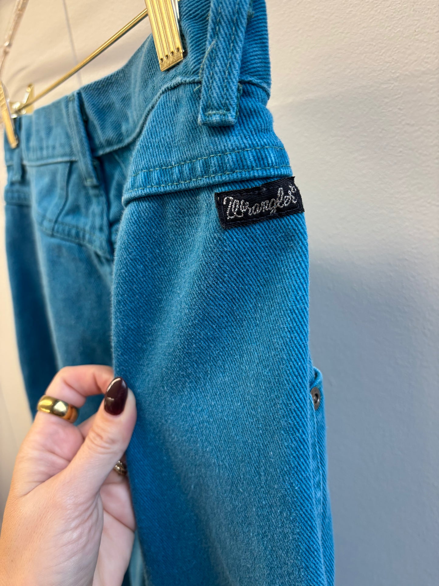 Rare Turquoise Silver Lake Denim