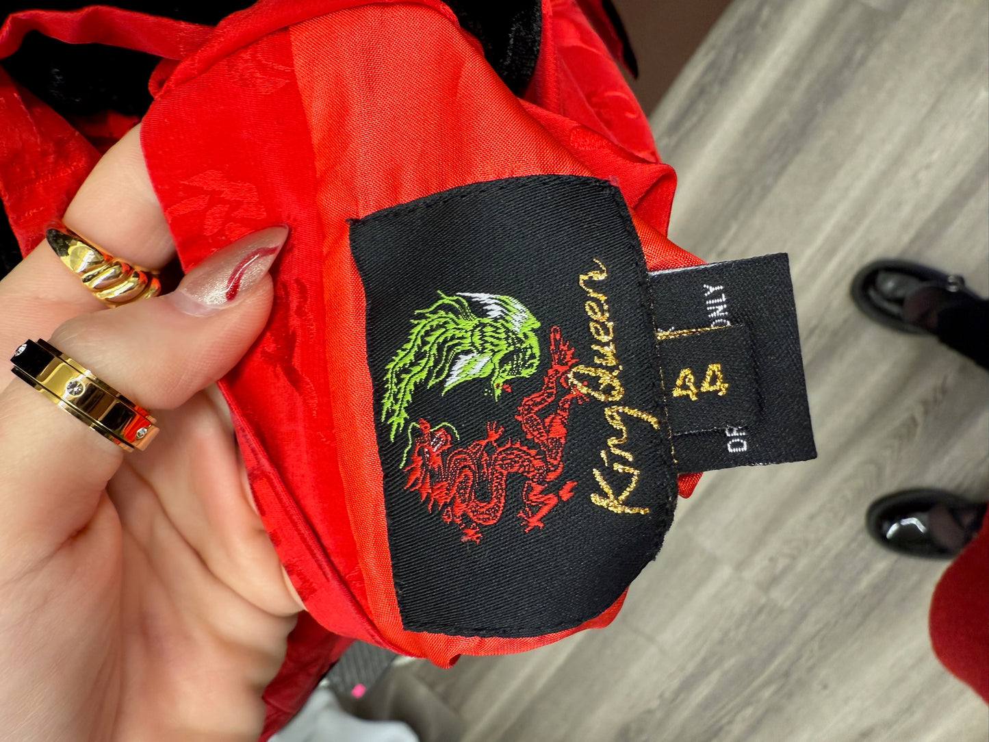 Reversible Velvet Asian Jacket