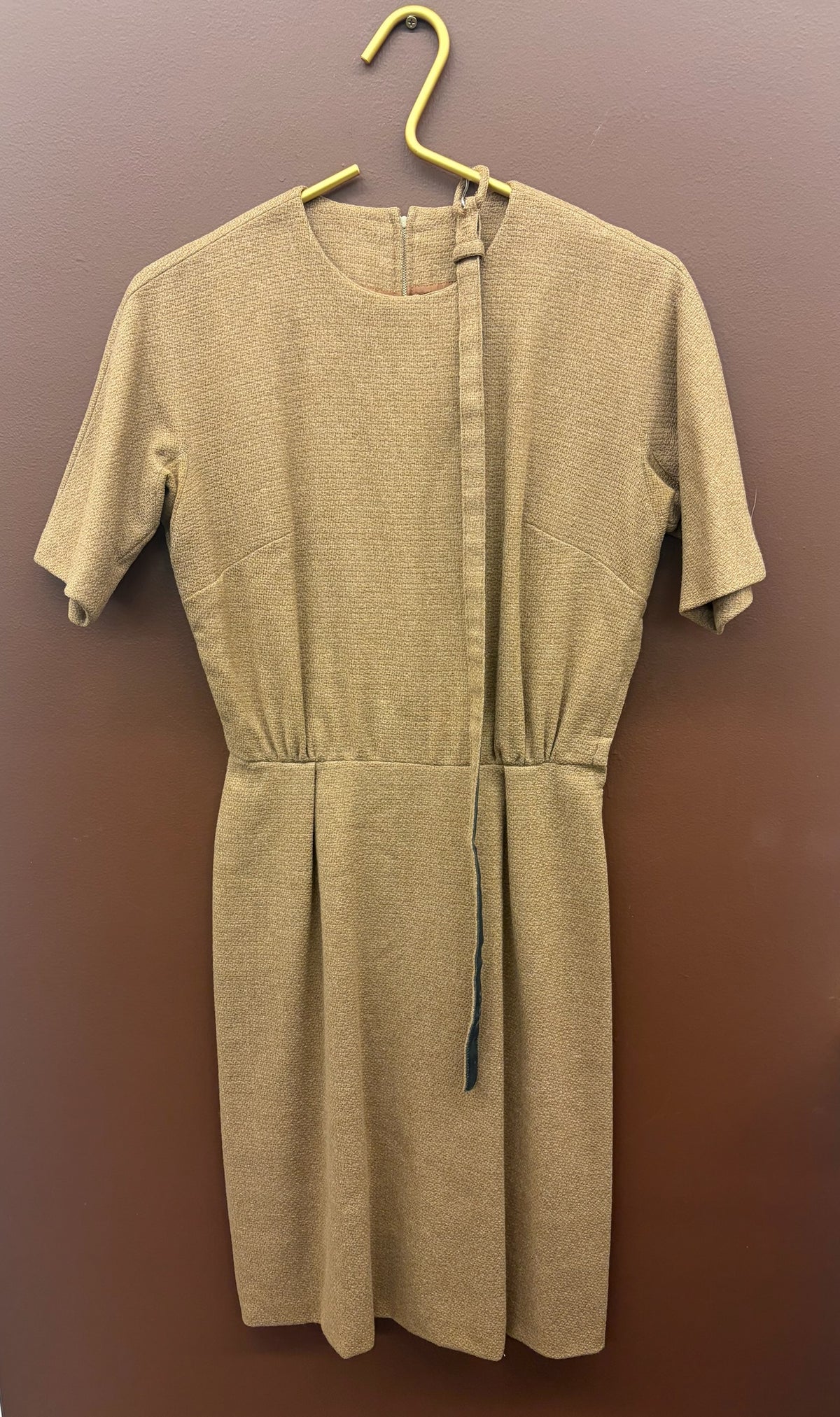 1960’s Tan Short Sleeve Dress