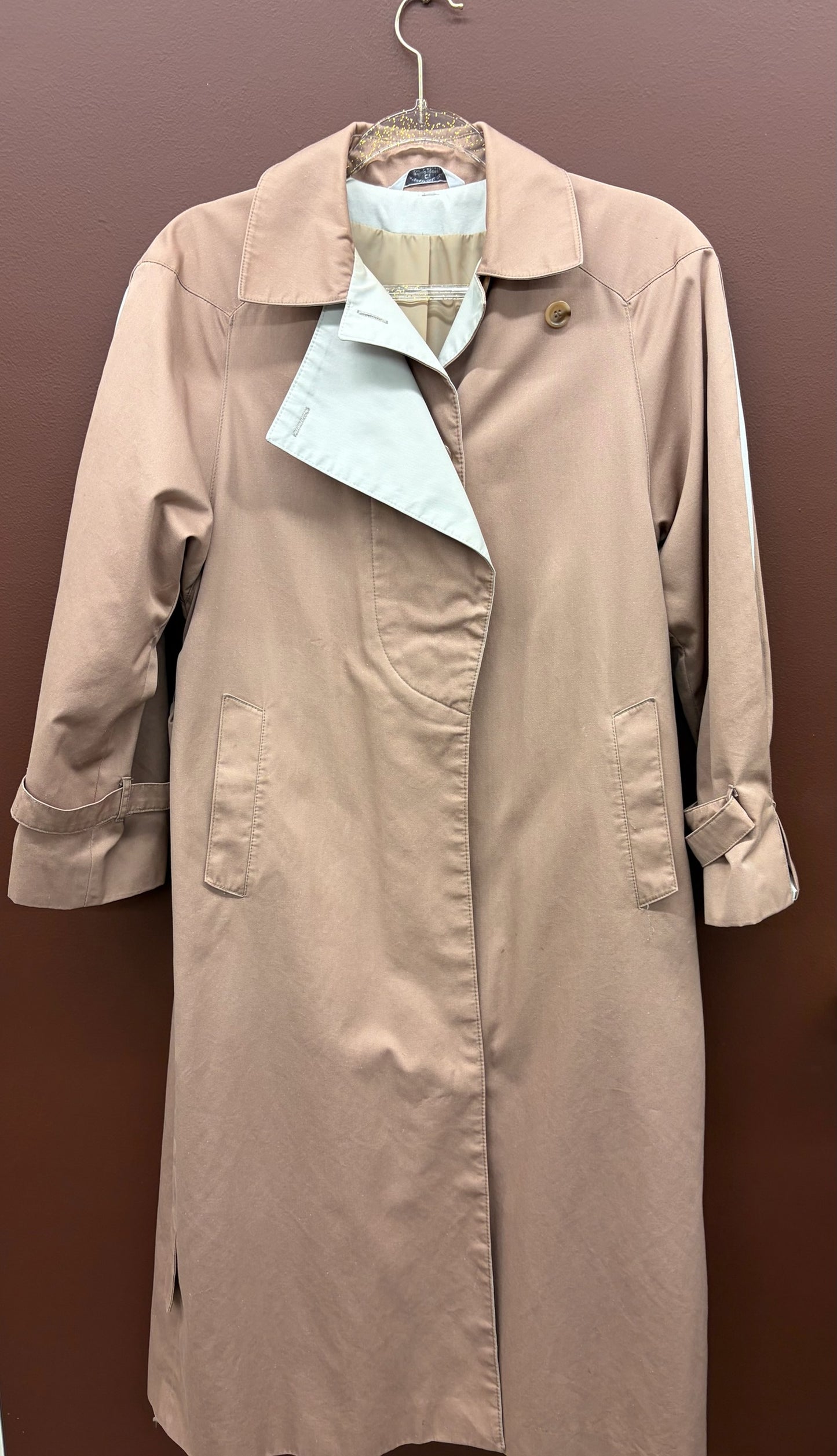 Mauve Trench Coat