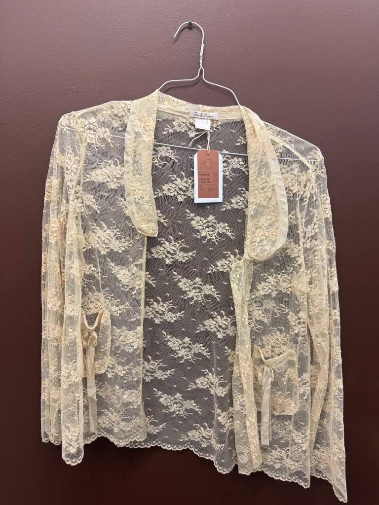Sheer Lace Cardigan