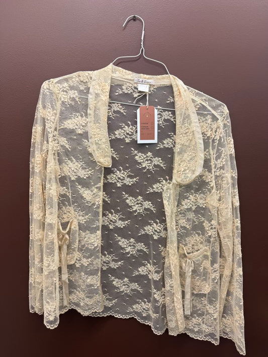 Sheer Lace Cardigan