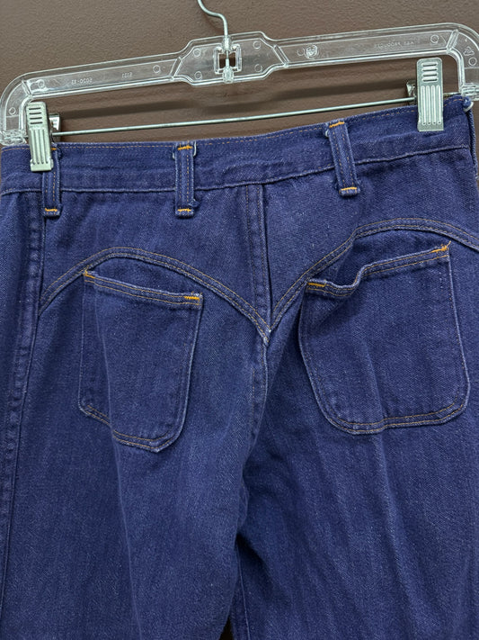 70’s Dark Wash Round House Denim