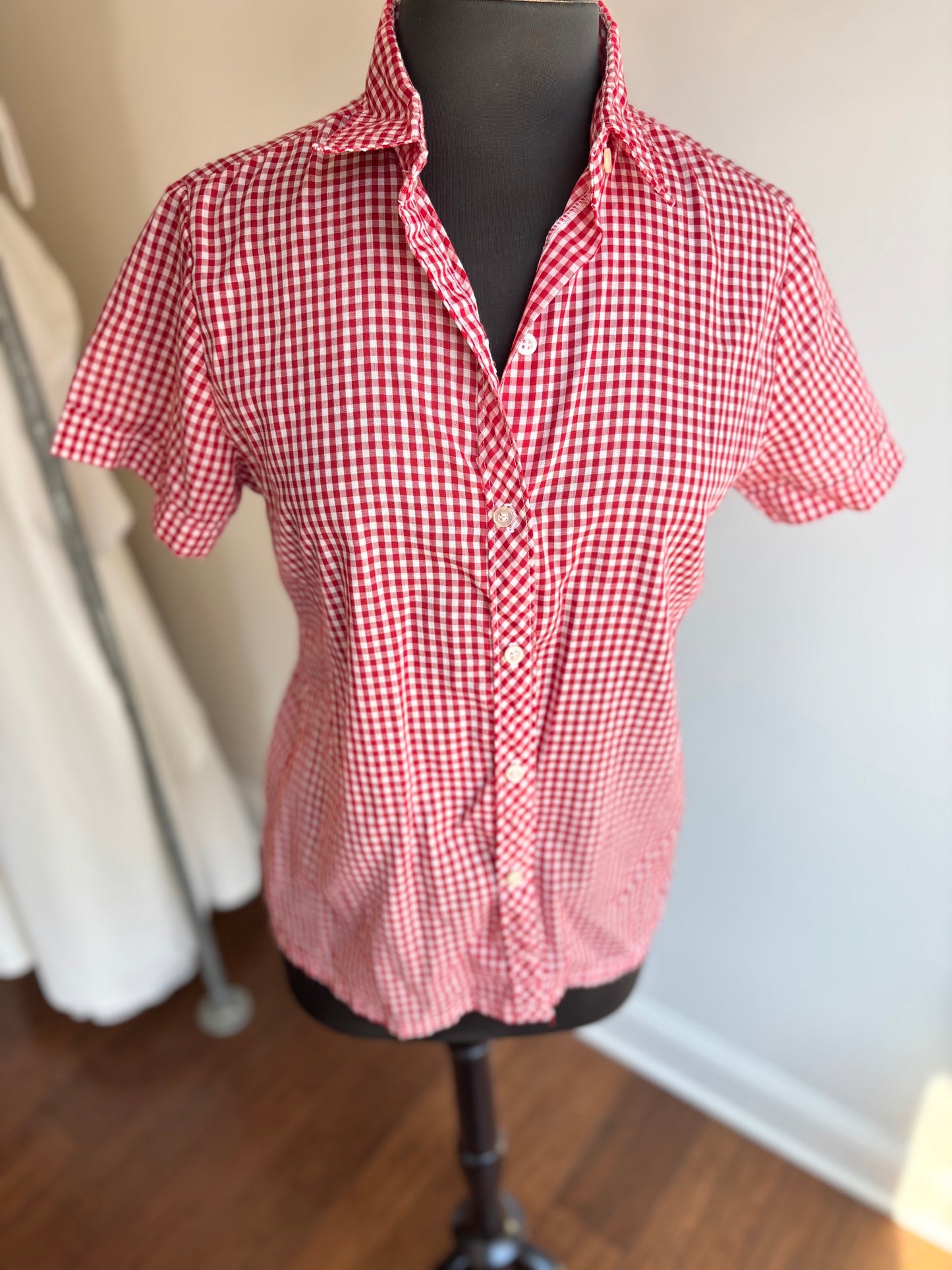 Sears 1970s Gingham Shirt