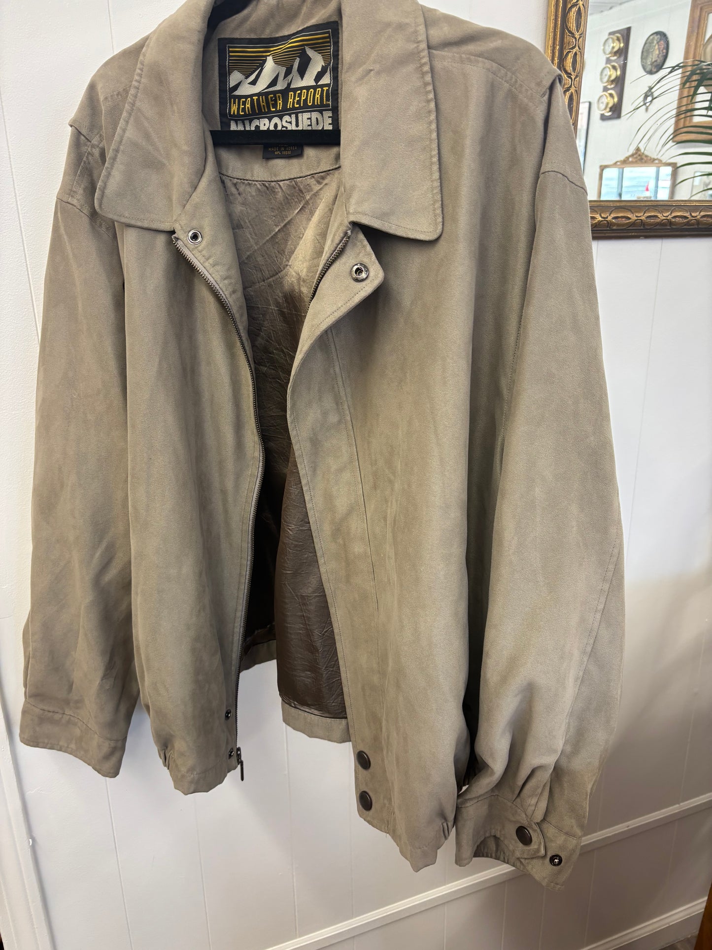 Tan Microsuede Jacket