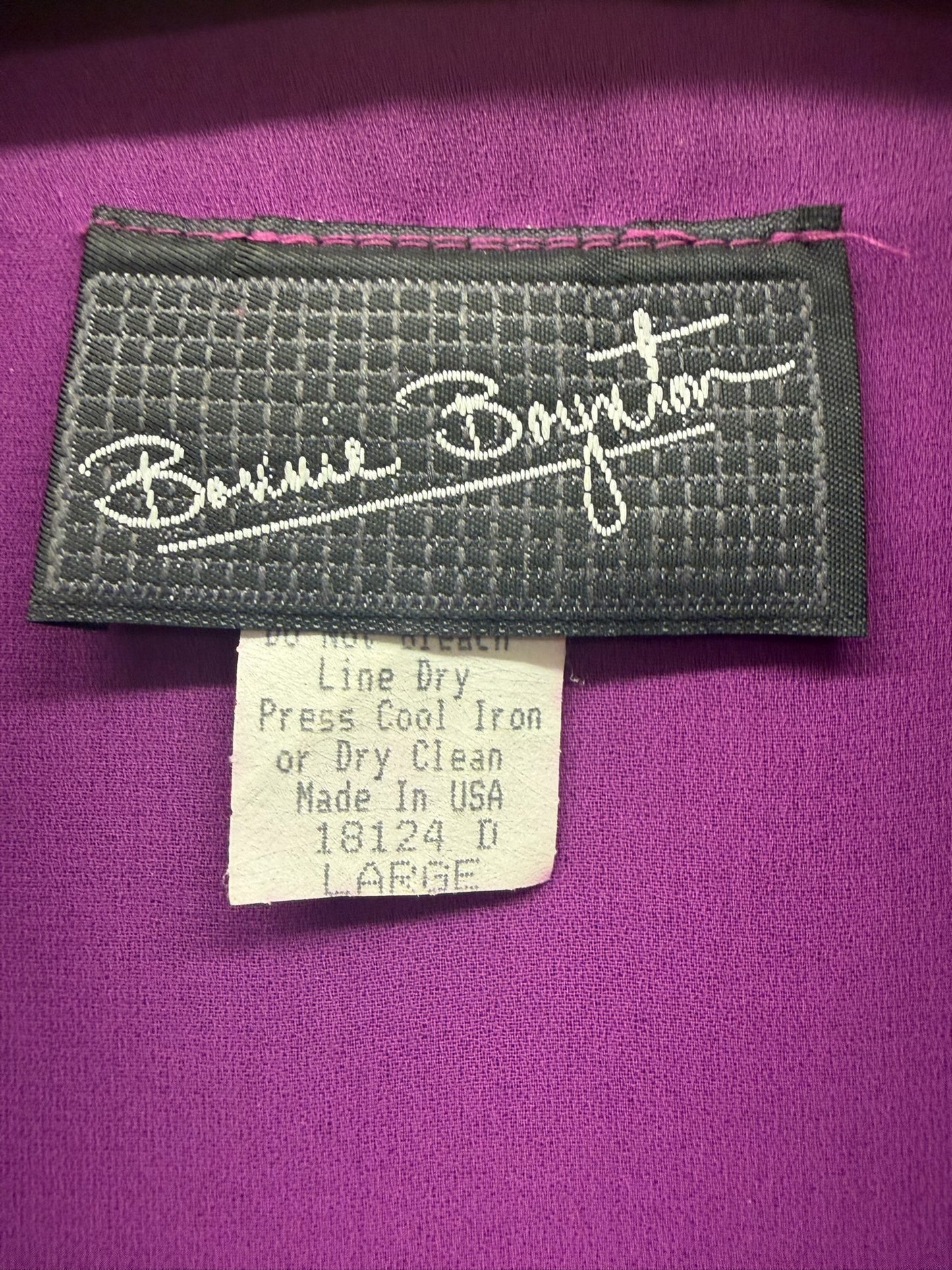 Purple Bonnie Button Up