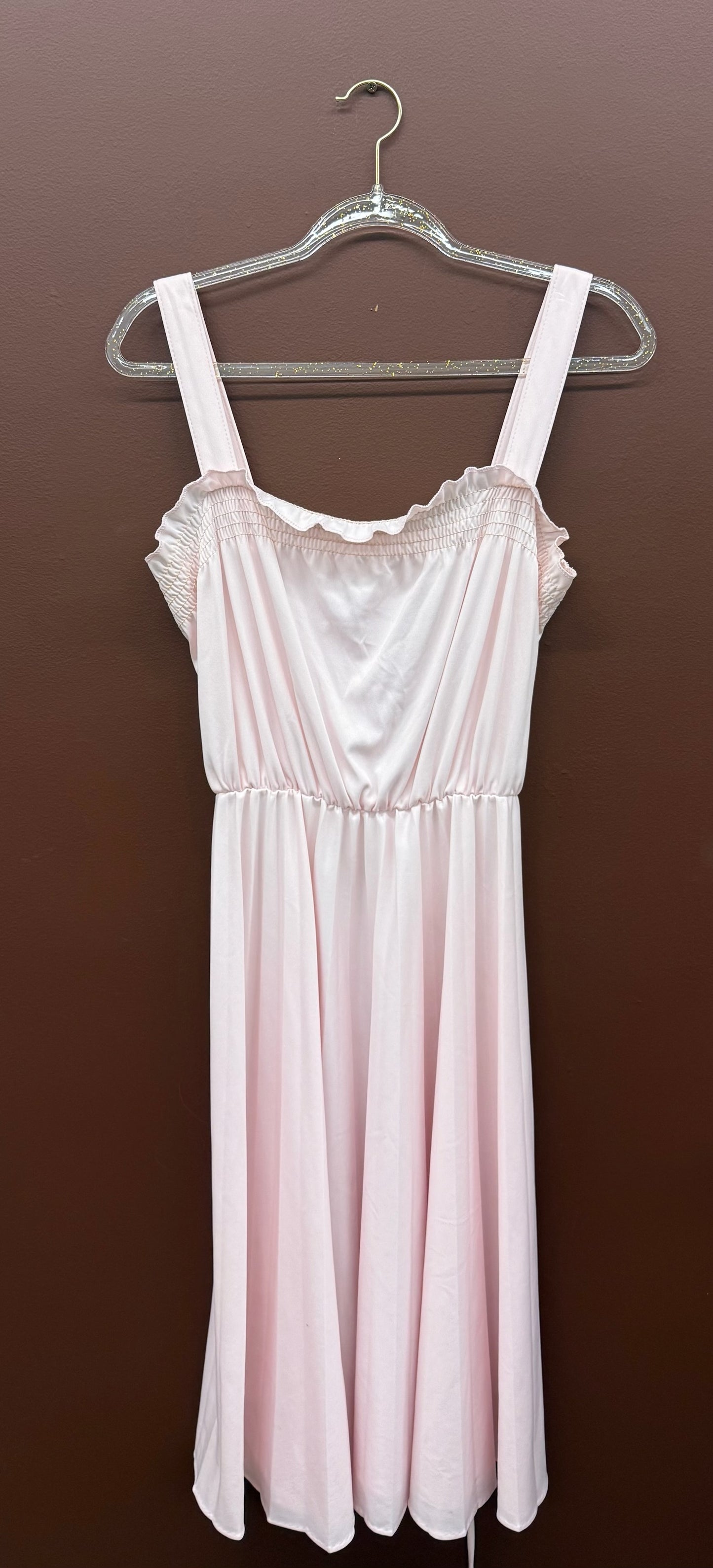 Petal Pink Slip Dress