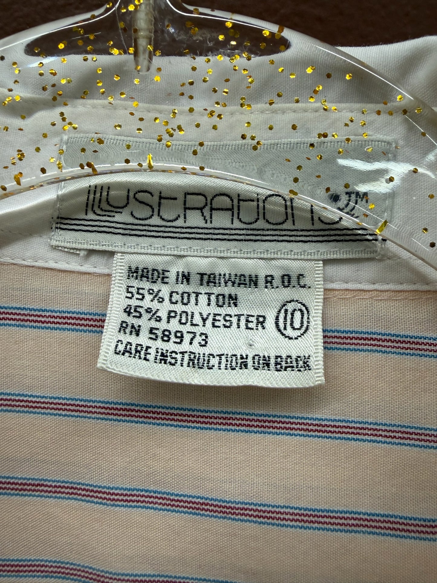 Preppy Peach Button Up