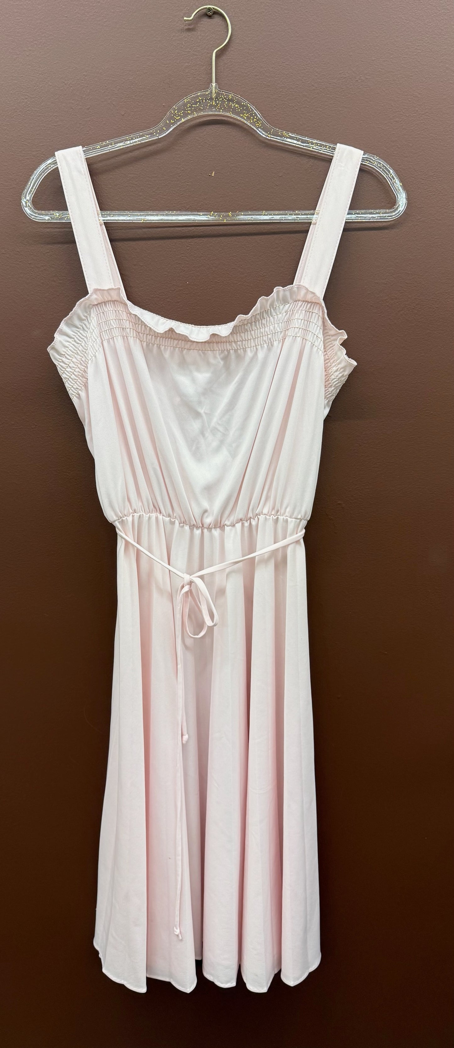Petal Pink Slip Dress