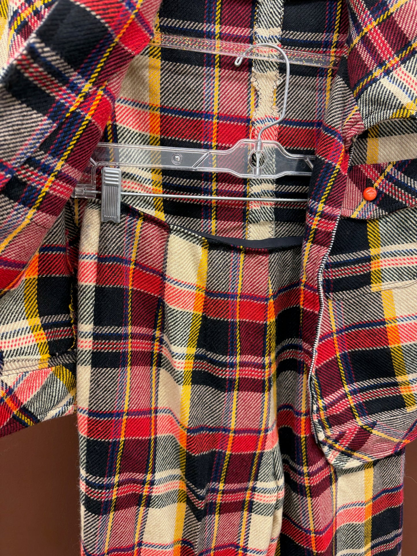 Red & Black Plaid Set