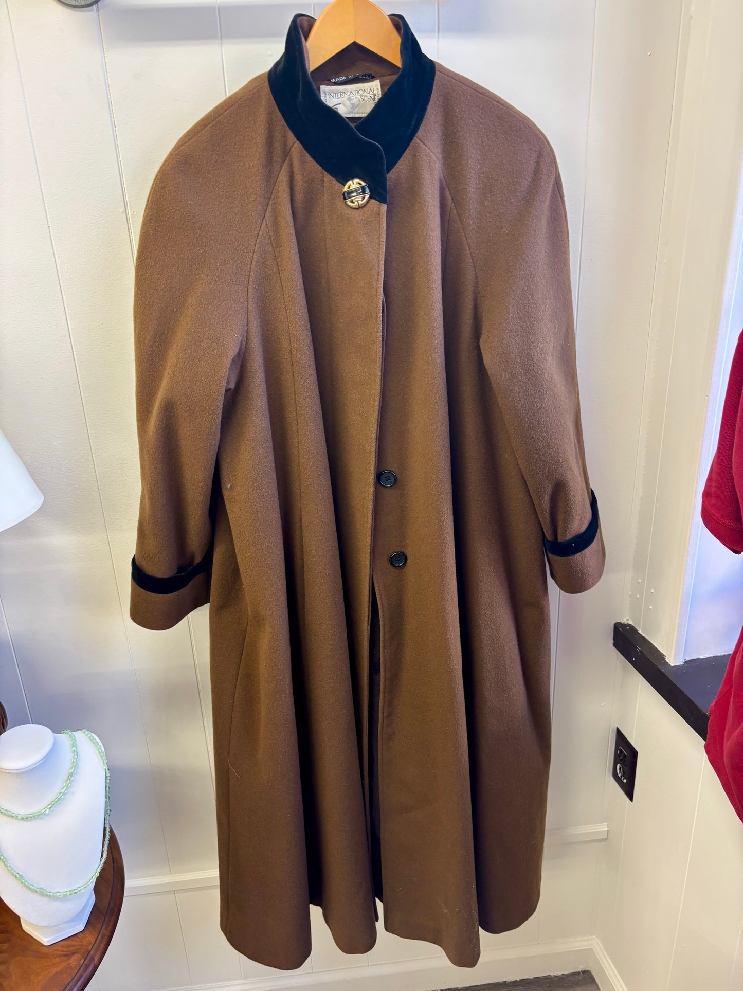 Wool Blend Russian Swing Coat