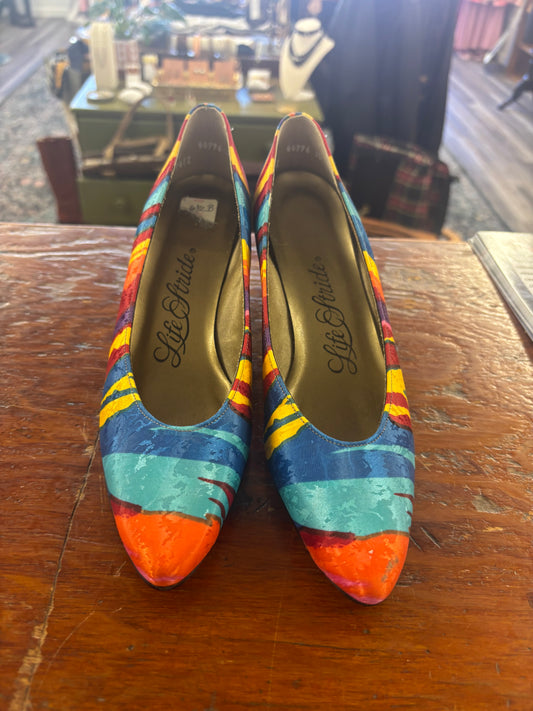 Abstract Rainbow Heels