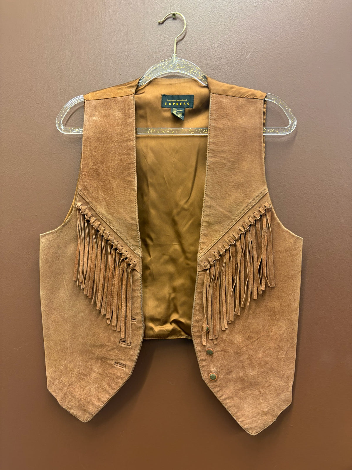 Authentic Leather Fringe Vest