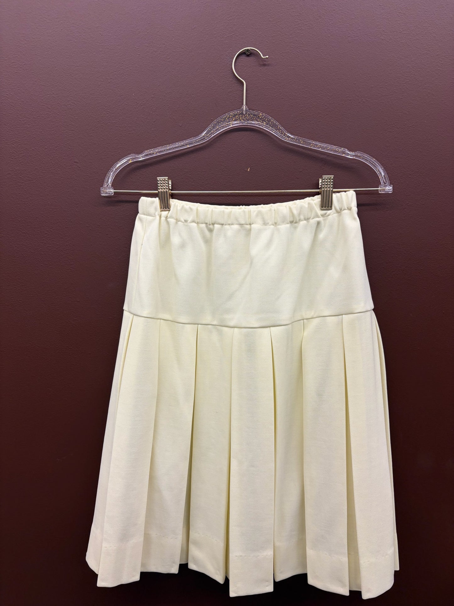 Ivory Drop Waist Skirt
