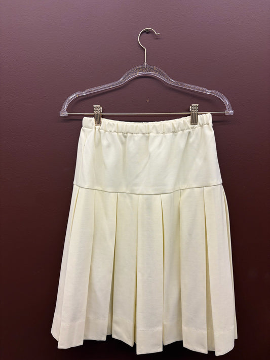 Ivory Drop Waist Skirt