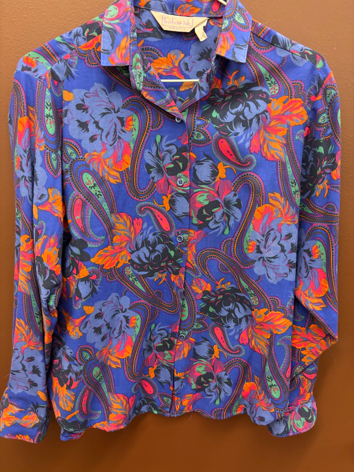 Purple Paisley Top