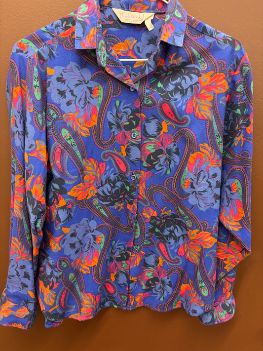 Purple Paisley Top