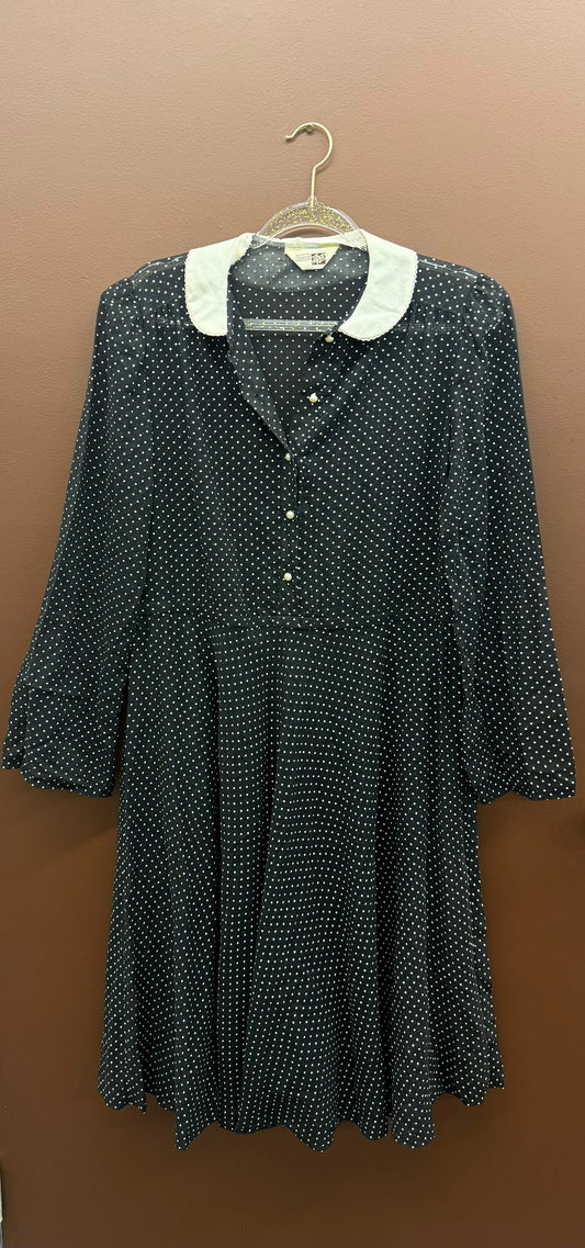 Black Polka Dot Dress