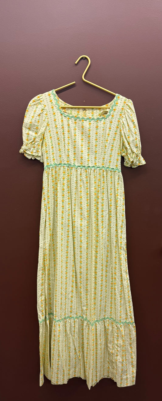 70’s Peasant Maxi Dress