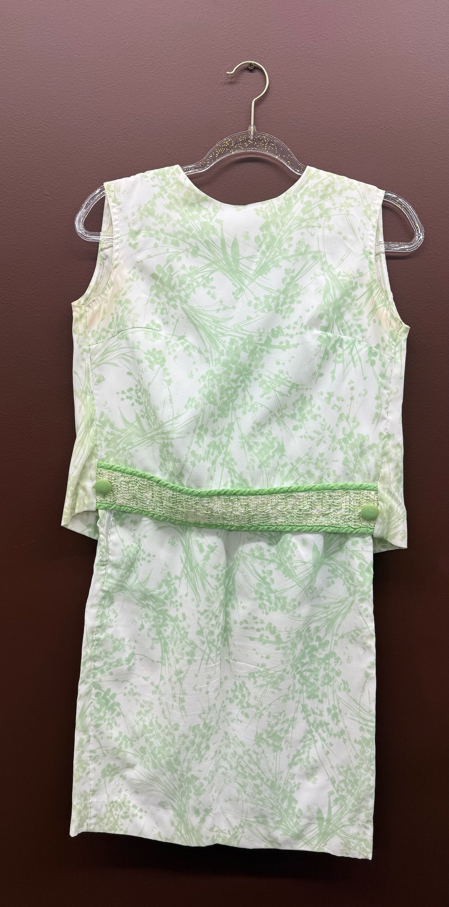 Mint Green Skirt & Top Set