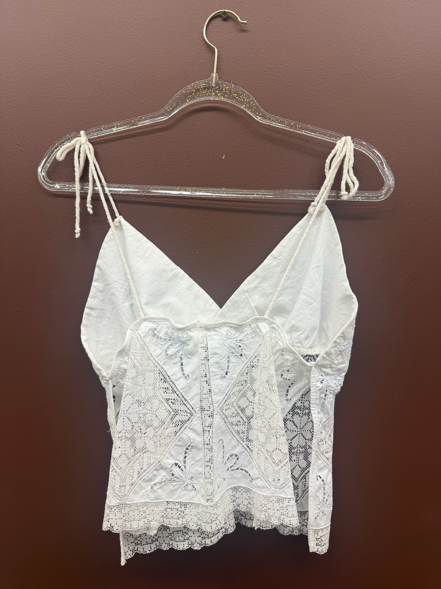 Handmade Lace String Top