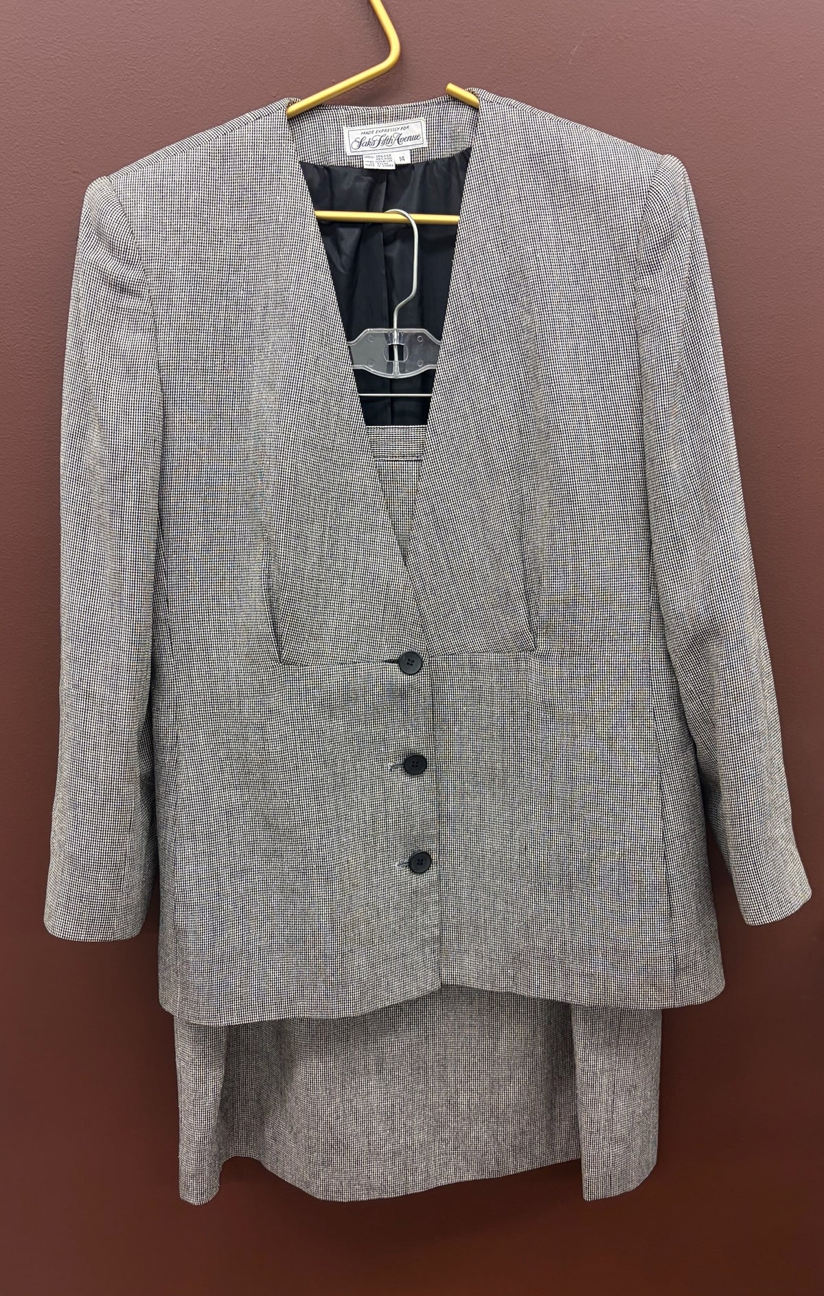 Saks Fifth Avenue Grey Suite Set