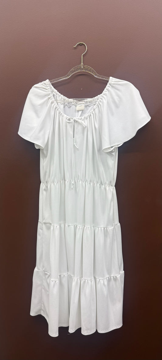 1970’s White Tiered Sundress