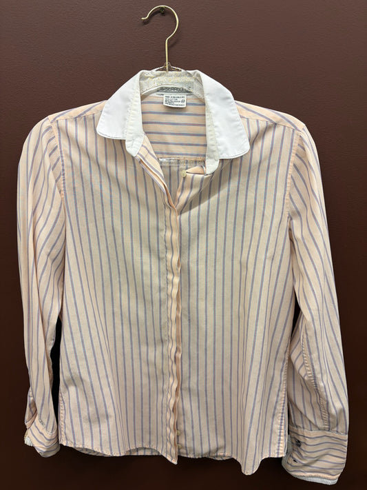 Preppy Peach Button Up