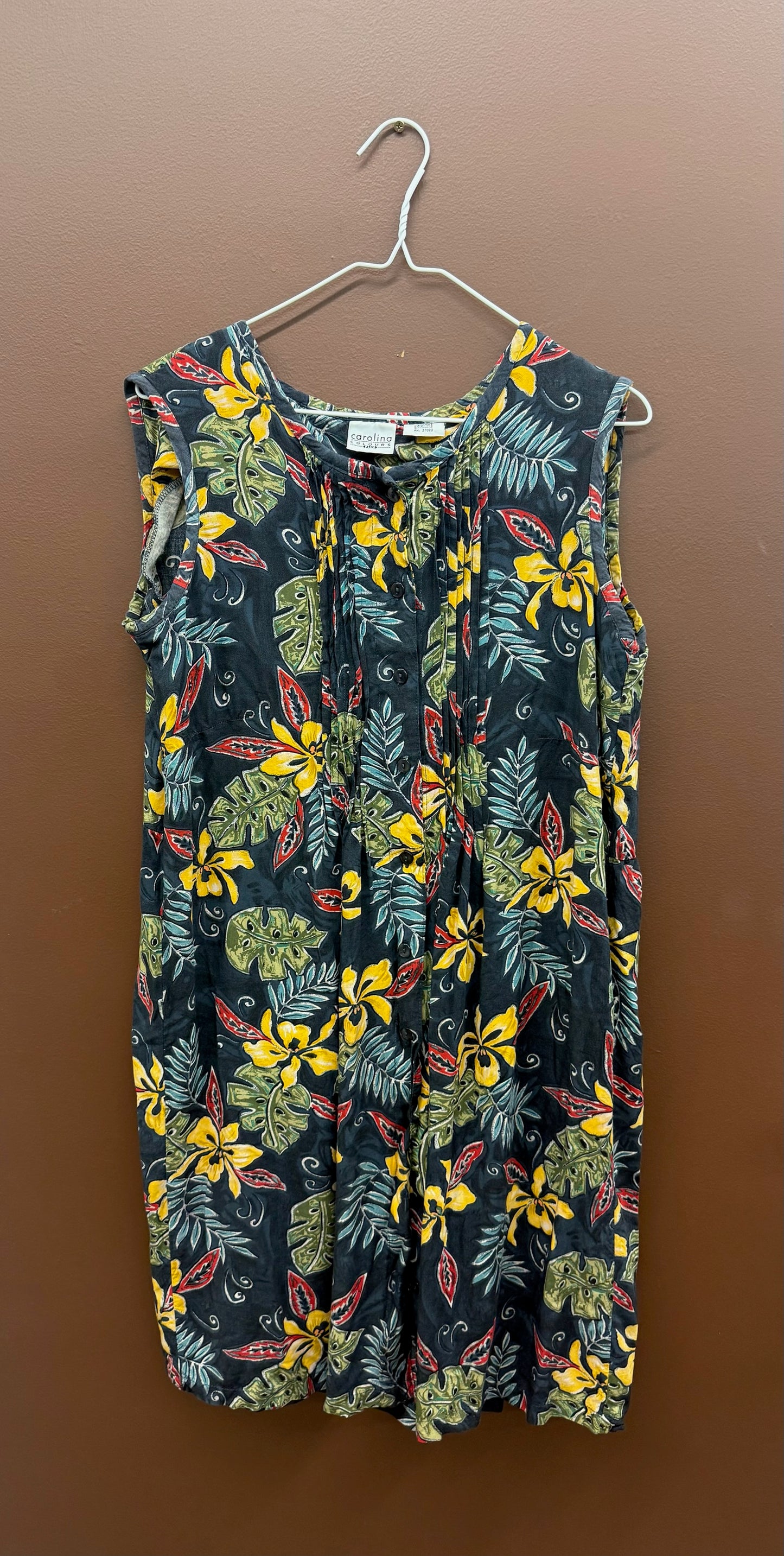 Y2K Tropical Shift Dress