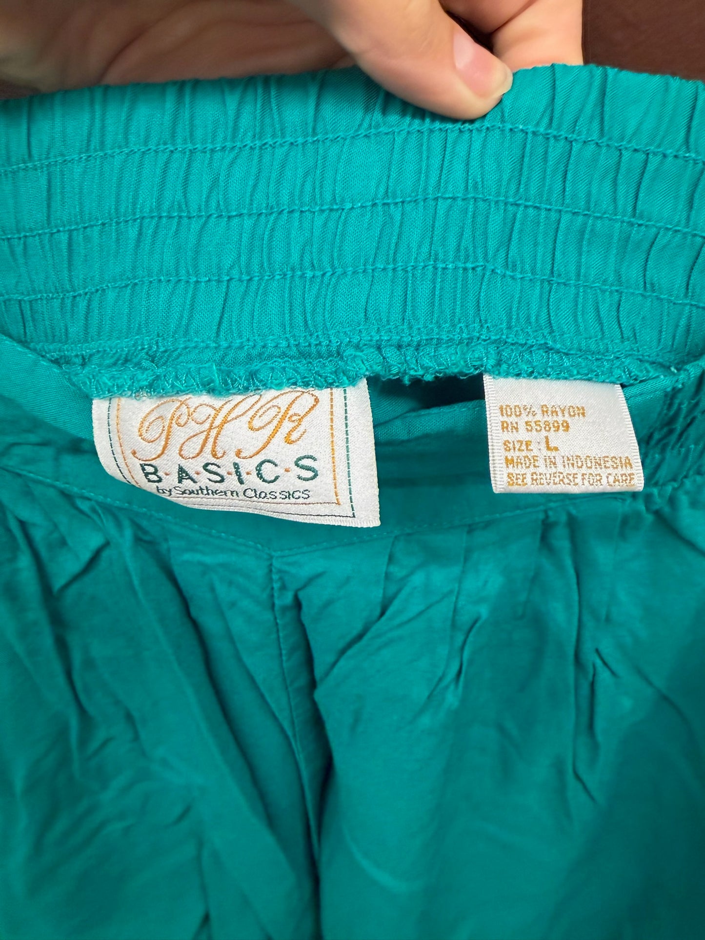 90’s Turquoise Shorts
