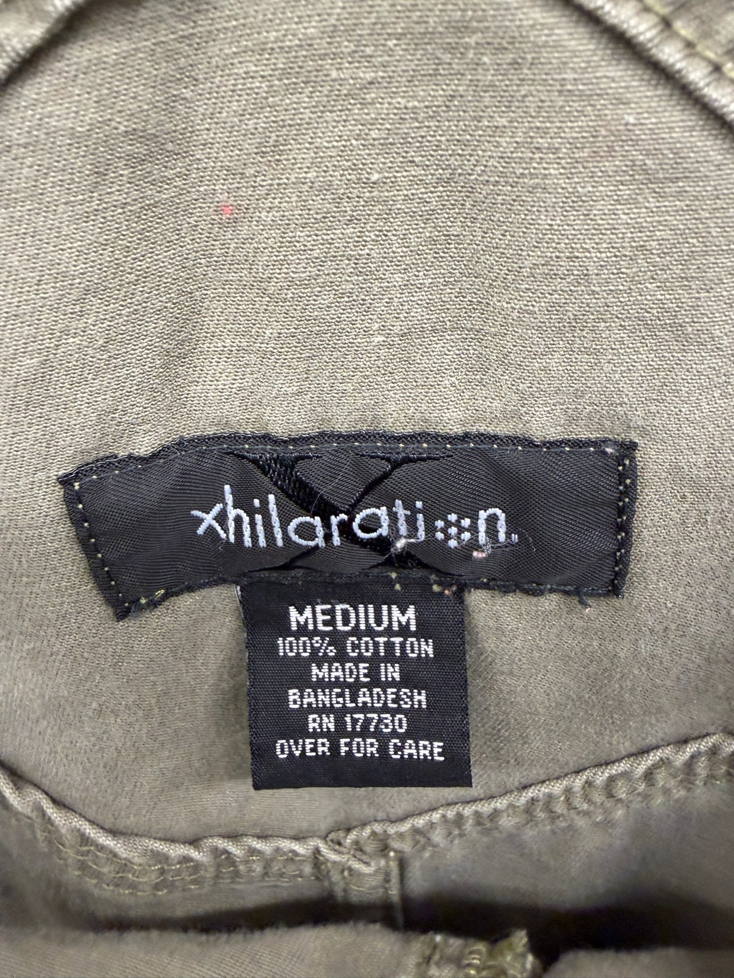 Y2K Khaki Short Overalls