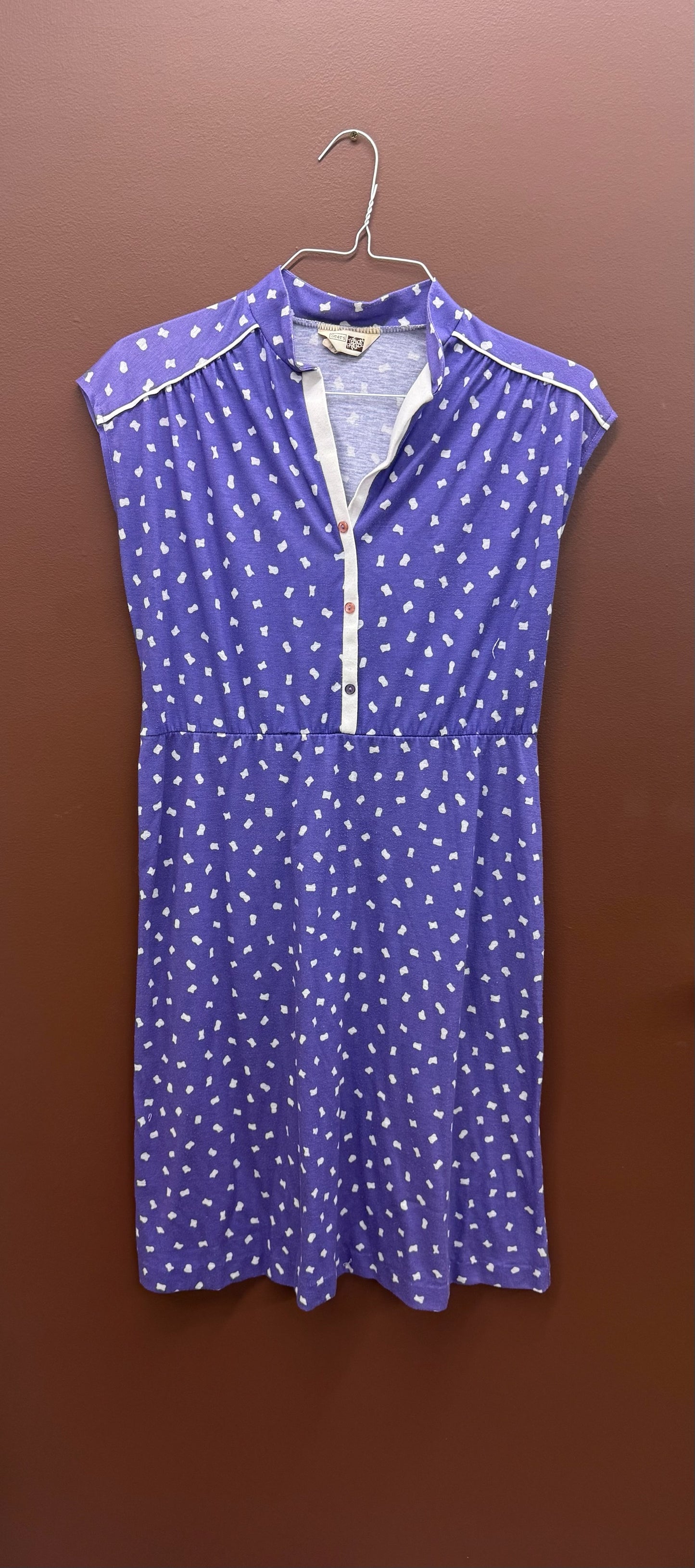 Purple Speckled Leisure Dress
