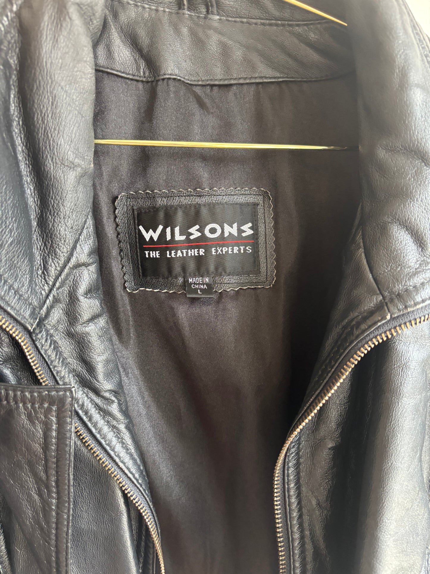 Vintage Leather Bomber Jacket