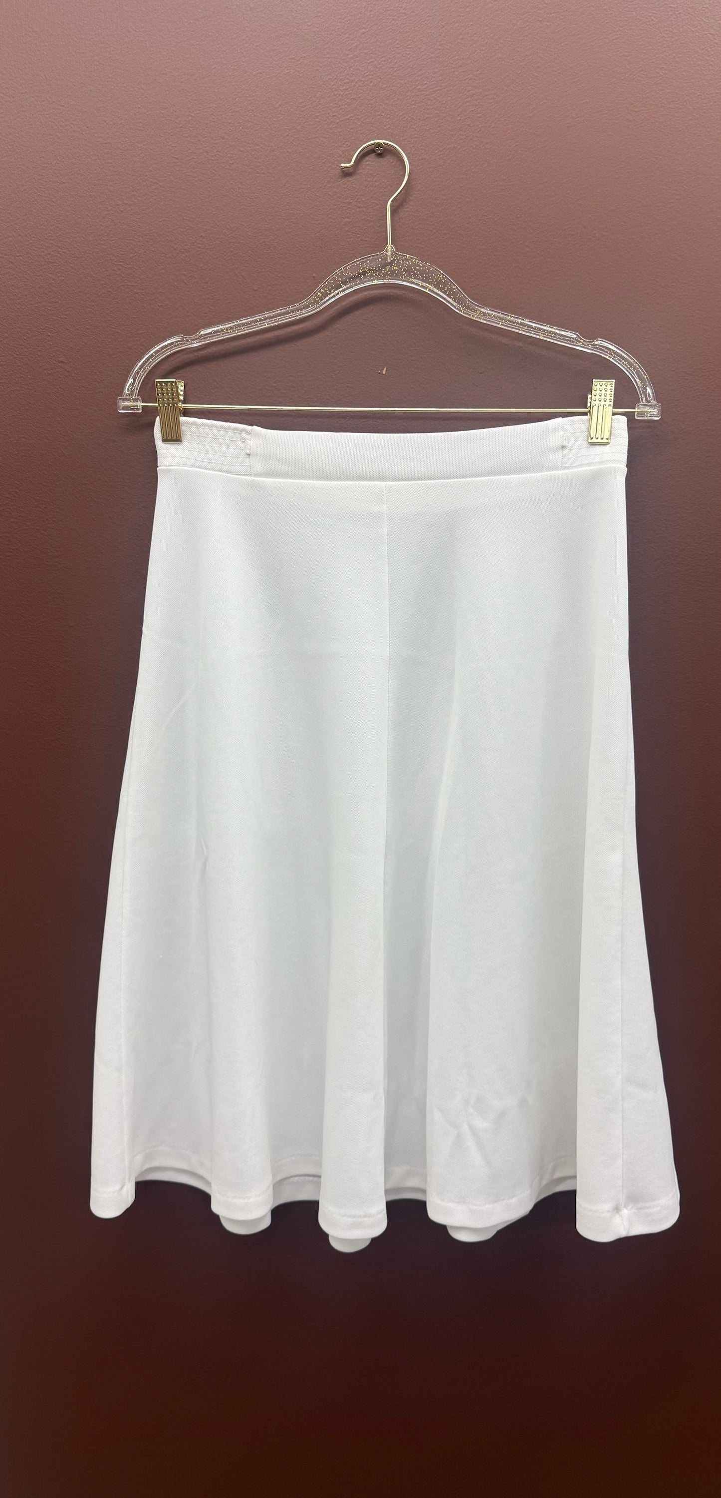 White A-Line Skirt