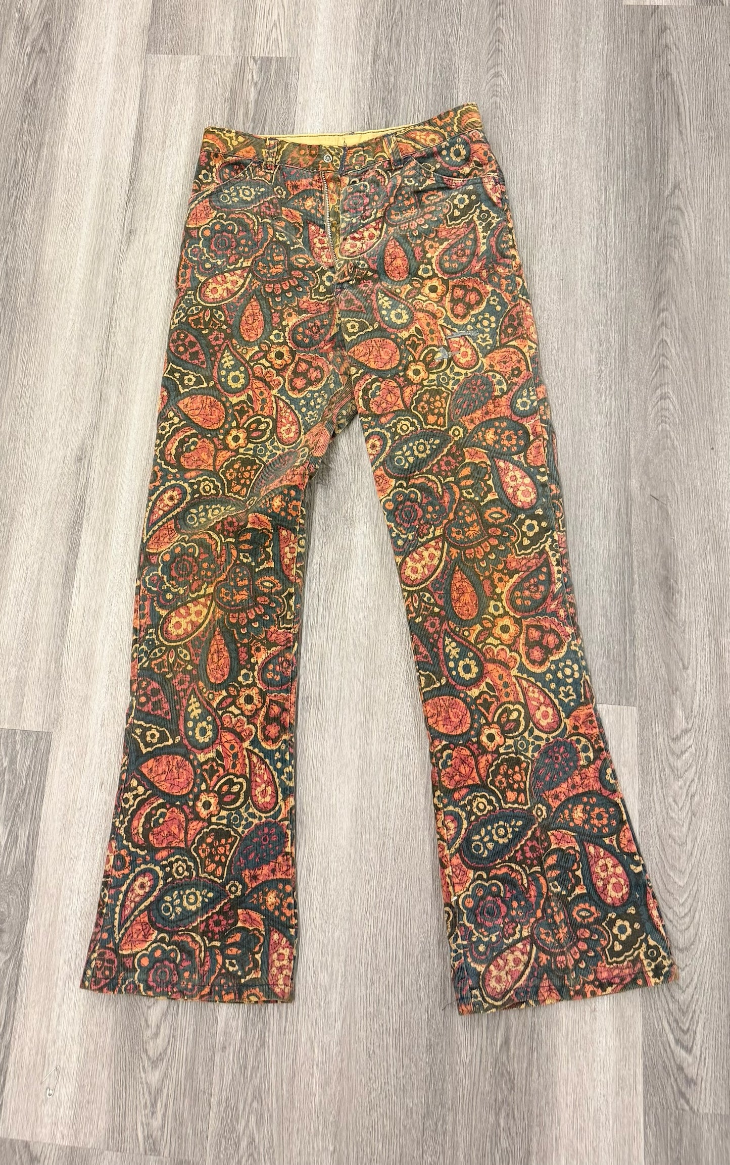 Authentic 70’s Paisley Bell Bottoms
